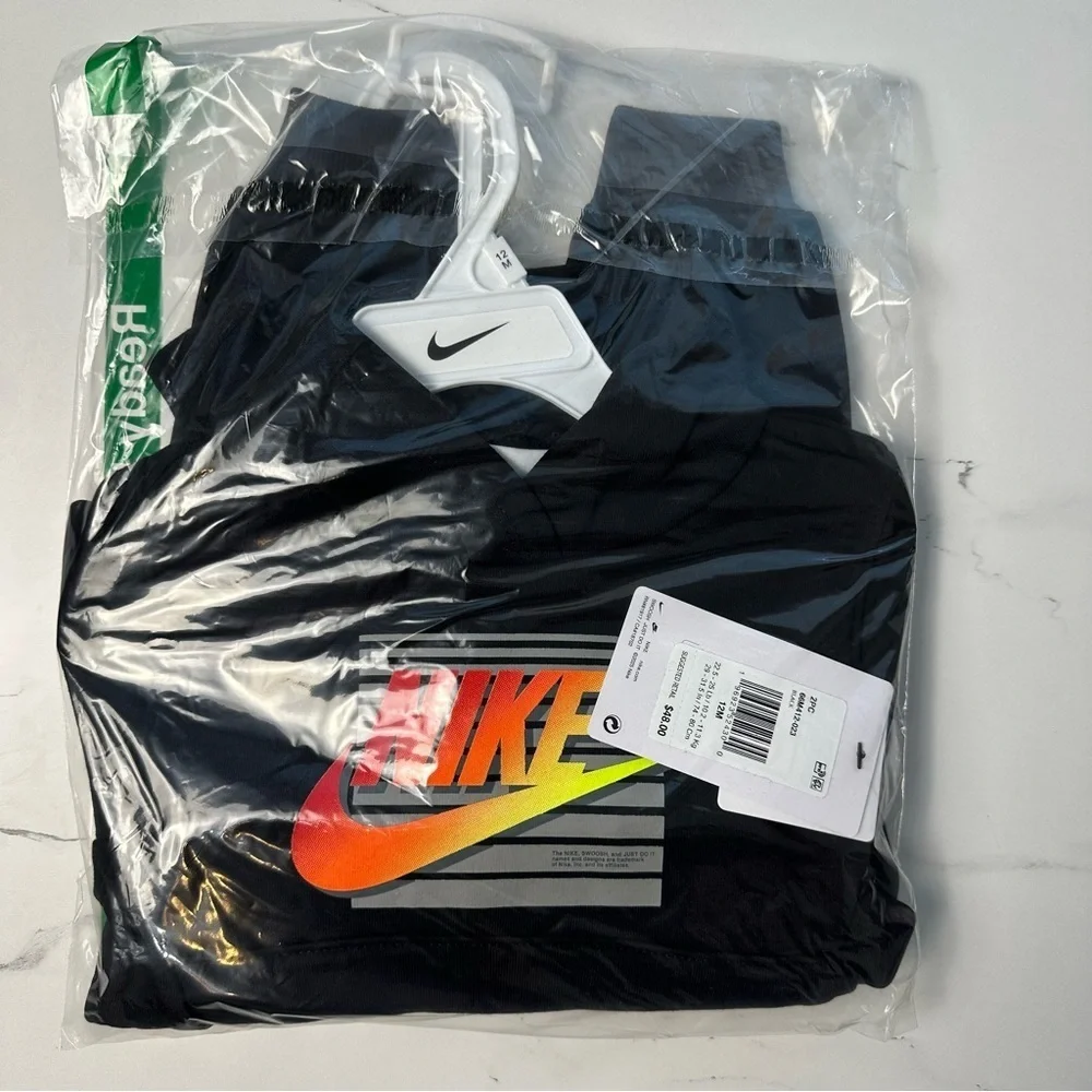 NWT Nike Baby Black Hoodie and Joggers Set - 12m